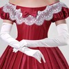 NebulaGlam 1920s Gloves Elbow Long Satin Gloves Women's Elegant Satin