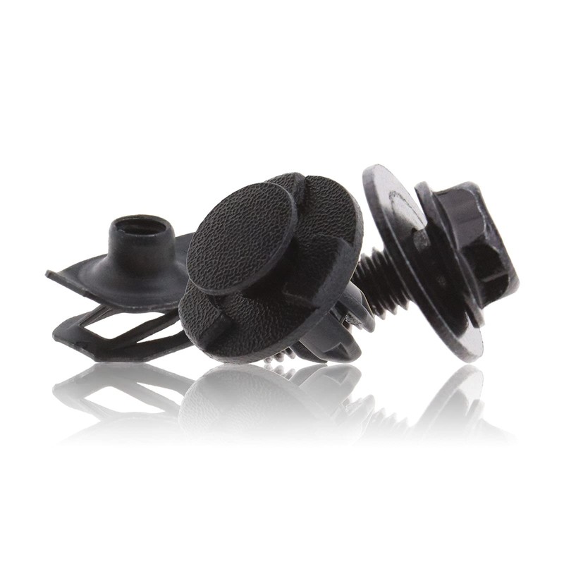 YINETTECH 30 Piece Car Engine Cover Screws Fixed Nut Clamps