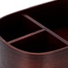 Wooden Lunch Box Portable Food Container Tablewares for Home Office