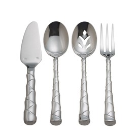Lunt Captiva Stainless Steel 4-Piece Hostess Set
