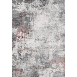 Udorich Non-Slip Area Rug 5' x 7', Durable and Foldable, Kid and Pet Friendly, Modern Design