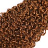 Light Brown Curly Wave Bundles Color #30 Brown Human Hair