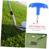 Abaodam Golf Spike Wrench Tool Stainless Steel Golf Club Adjustment