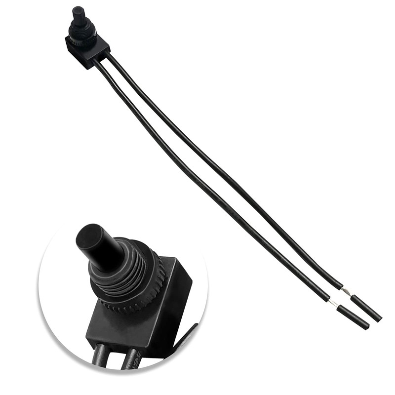 Miayaya 2 Pack Push Button Switch ZING Ear ZE-107S ON-Off