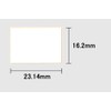 handorabera- DUOBELER220 Standard Label, 10 Rolls Design: Red 1 3-Stripes/Strength Clay