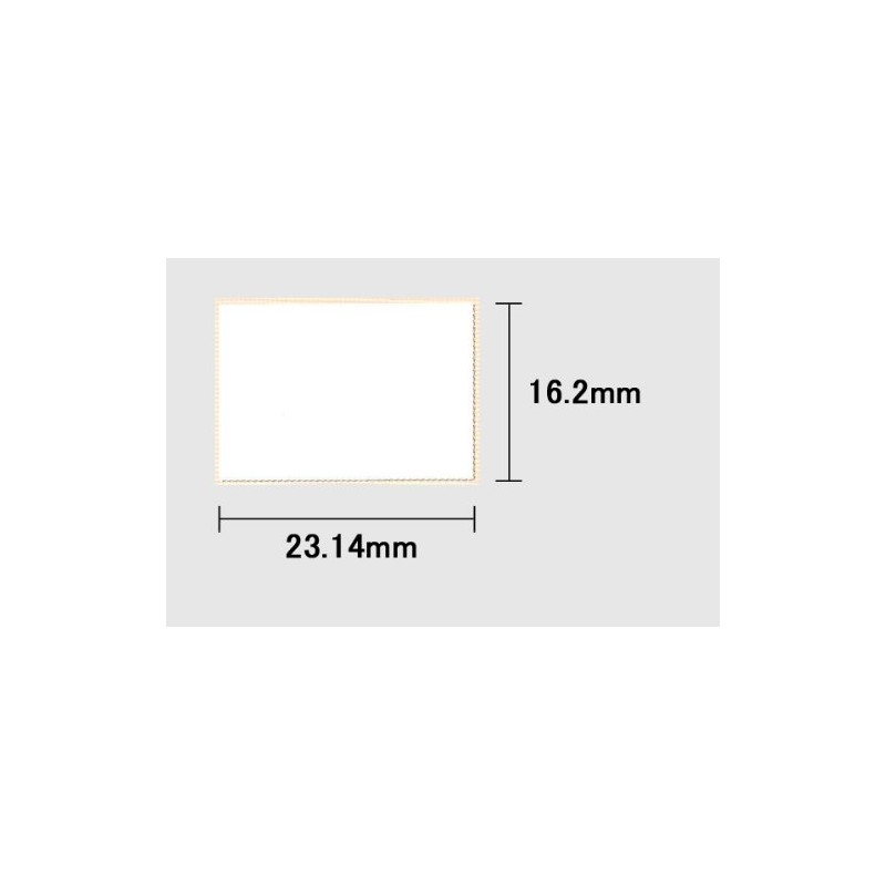handorabera- DUOBELER220 Standard Label, 10 Rolls Design: Red 1 3-Stripes/Strength Clay