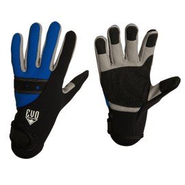 EVO Tropic Rhino Skin 2mm Dive Gloves - Scuba Gear - Rhino Skin Gloves - Small - Blue