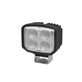 HELLA LED Work Light – Power Beam S – 12 V / 24 V – 1850 lm – Screwed/Mounted – Pivoting Mounting Bracket / Hanging / Standing – Near Field Illumination – Plug: German Plug – 1GA 996 588-201