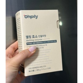 Ofili Melting Enzyme Injeolmi Flavored Carbohydrate Decomposition Lactobacillus Digestive Enzyme 1 Box 30 Packets 542276 / 오필리 멜팅효소 인절미맛 탄수화물 분해 유산균 소화효소 1박스30포 542276
