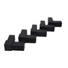Design61 5 x Right Angle 90° Connector for Square Pipes