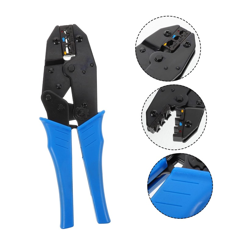 FUNOMOCYA Cable Crimping Tool Ratcheting Crimper for Automotive Heat Shrink