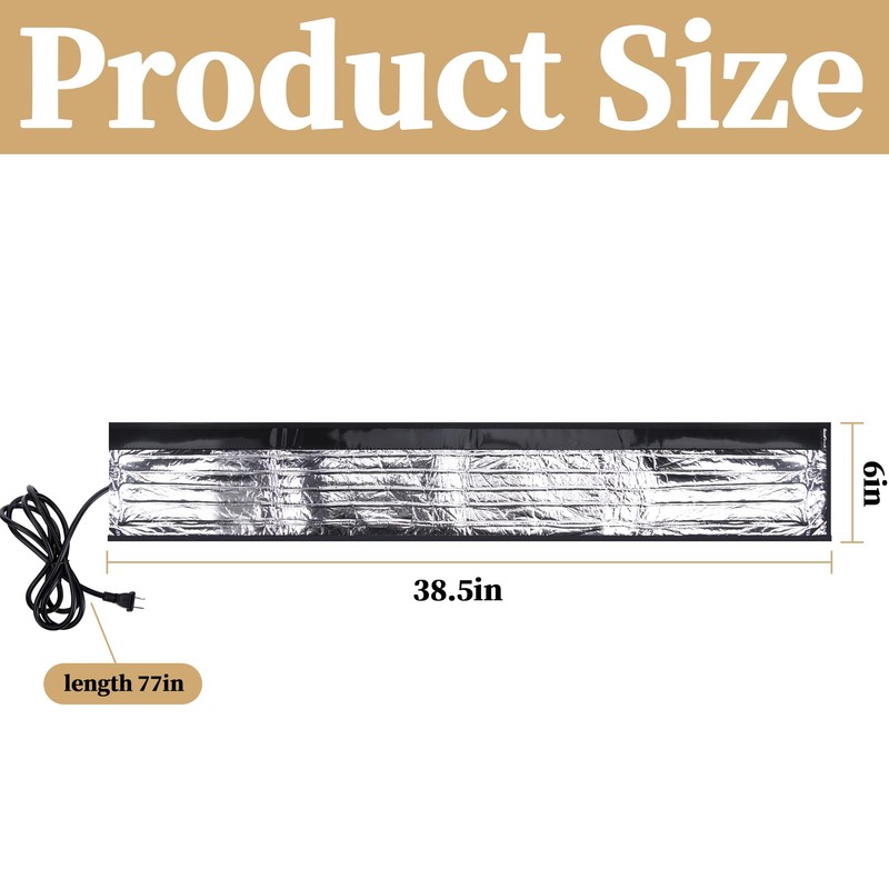 codree Water Pipe Heat Blanket - 38.5" x 6" Water