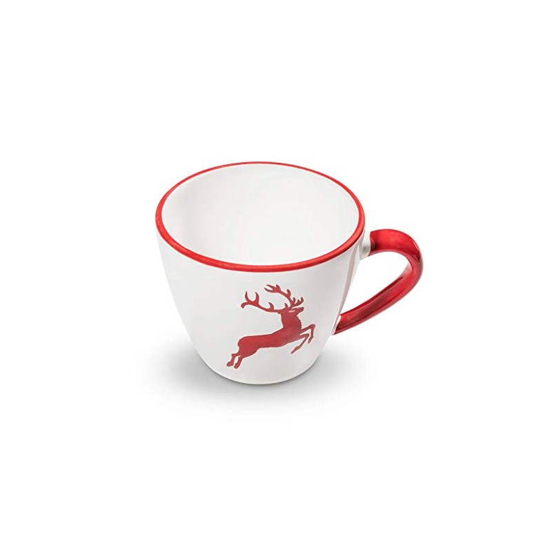 GMUNDNER KERAMIK Gourmet Coffee Cup Capacity 0.2 Litres Ruby Red