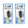 T-Sac Tea Filter Bags, Disposable Tea Infuser, Number 1-Size, 1-Cup