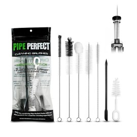 Pipe Perfect | Original (Mid-Sized) | 7pcs Multi-Purpose Brush Pack | Pipe Cleaner for Small Pipe and Tube Cleaning Brush Kit