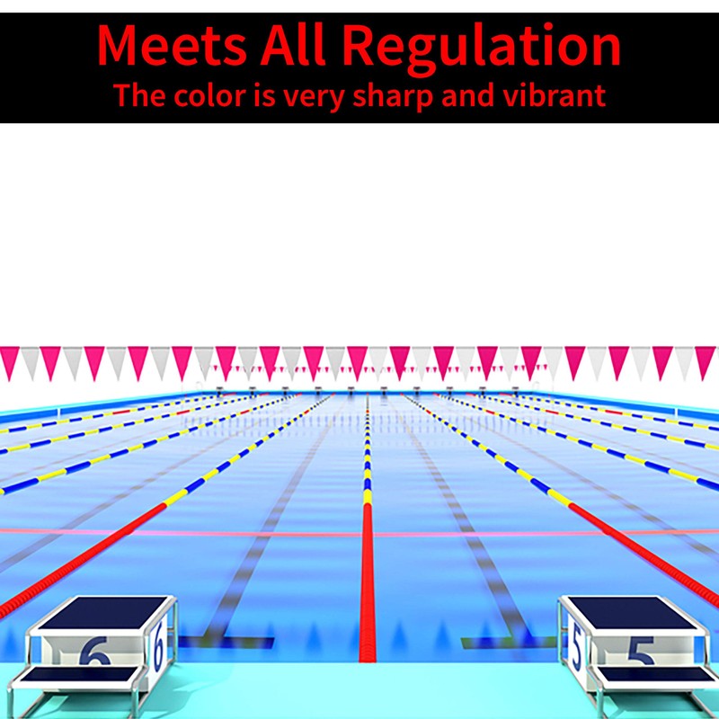 Water Gear Backstroke Flags - Meets All Regulations - Heavy-Duty