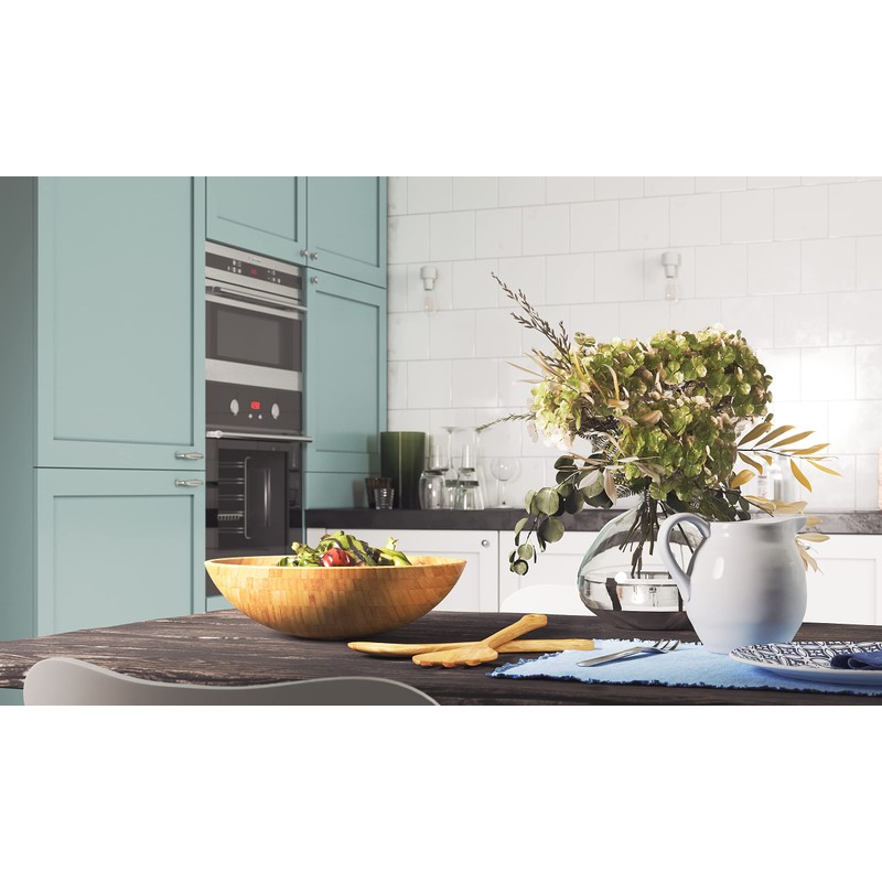 Lipper International Bamboo Wood Salad Bowls with Server Utensils, 7-Piece