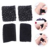 OHPHCALL 4 Pack Makeup Sponges Bruising Stippling Sponge Black Dense