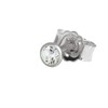 NKlaus Single Stud Earrings White Gold 333 8 Carat Gold