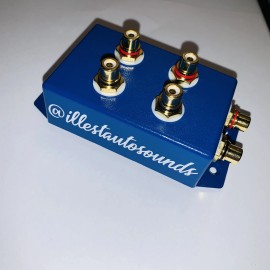 rca distribution block 1-2 rca splitter In Blue