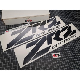 ZR2 Custom Block Style Decals (2pk) Truck Bed Fender Stickers Fits Chevy Silverado 1500 Colorado 2015-2025 ZR-2 4x4 Select Colors: (Matte Blackout)