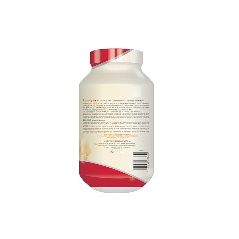 Vitaminas Minerales Polvo Nutravitplus Gaero Shop Nutraceltics Alto Proteínas Sabor