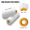 Kingorigin - Foam Paint Roller, 10 Pack, 4 Inch High
