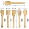 Berglander Wooden Kitchen Utensils Set 6 Pcs, Cooking Utensil Sets，