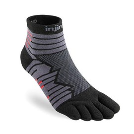 Injinji Ultra Run Minicrew Teensokken Onyx, L, (IS401130-ONY-L)