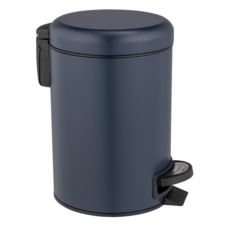 WENKO Leman Cosmetic Pedal Bin 3 L Dark Blue