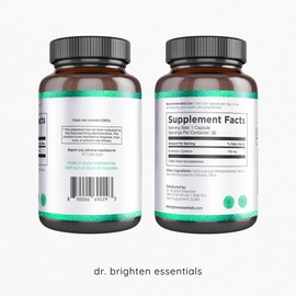 Dr. Brighten N-Acetyl-Cysteine (NAC) — Powerful Glutathione Precursor Amino Acid Supplement for Optimal Detoxification, Immune Function, and PCOS — 30 Capsules