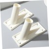 Kisangel 2Pcs Plastic Flag Pole Holder Wall Mount Flag Holder