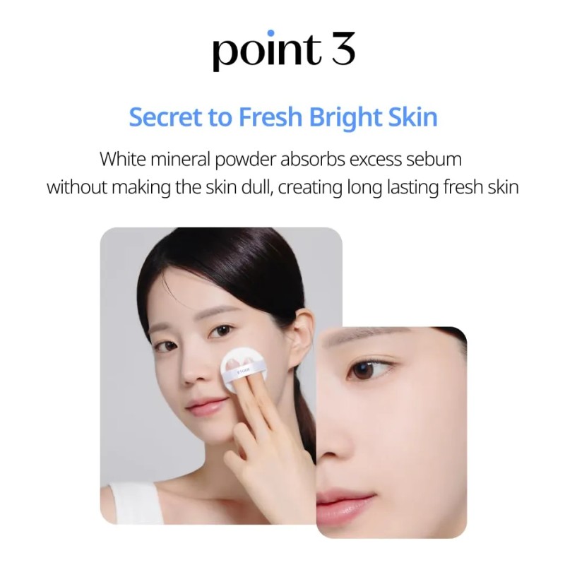 Polvo Mineral Etude Sebum Soak Pact 23ad Control De Grasa