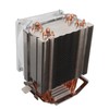 CPU Cooling Fan Professional Efficient 6 Tubes 3 Wires White