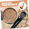 FOMIYES 2pcs Foundation Brush Women Small Foundation Liquid Brush Portable