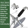 High Sierra® - Solid Metal 3-Way Combination Shower System Adapter