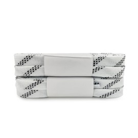 TaktZeit Waxed Skate Lace for Hockey Skates Roller Skates Figure Skates and so on Multi-Size 2 Pairs (White, 120")