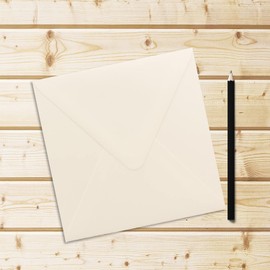 Gustav Neuser Square Envelopes 16.0 x 16.0 cm 16 x 16.0 cm Cream 120 g per m² Pack of 50