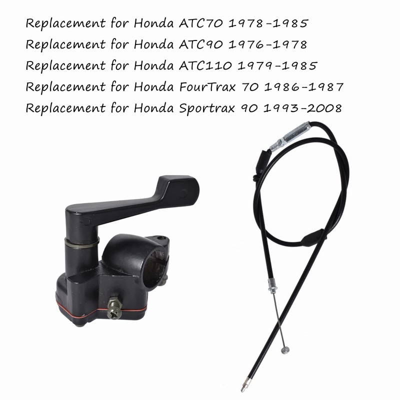 LABLT 20-26mm Motorcycle Carburetor Thumb Throttle Cable Assembly Replacement for