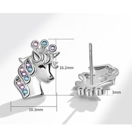 Visxcnu Earrings for Girls, Earrings Girls Earrings, Cartoon Earrings for Children, Anime Earrings, Earrings for Girls, Children's Earrings, Earrings Kids Girls Party Gifts for Girls Women, Metal