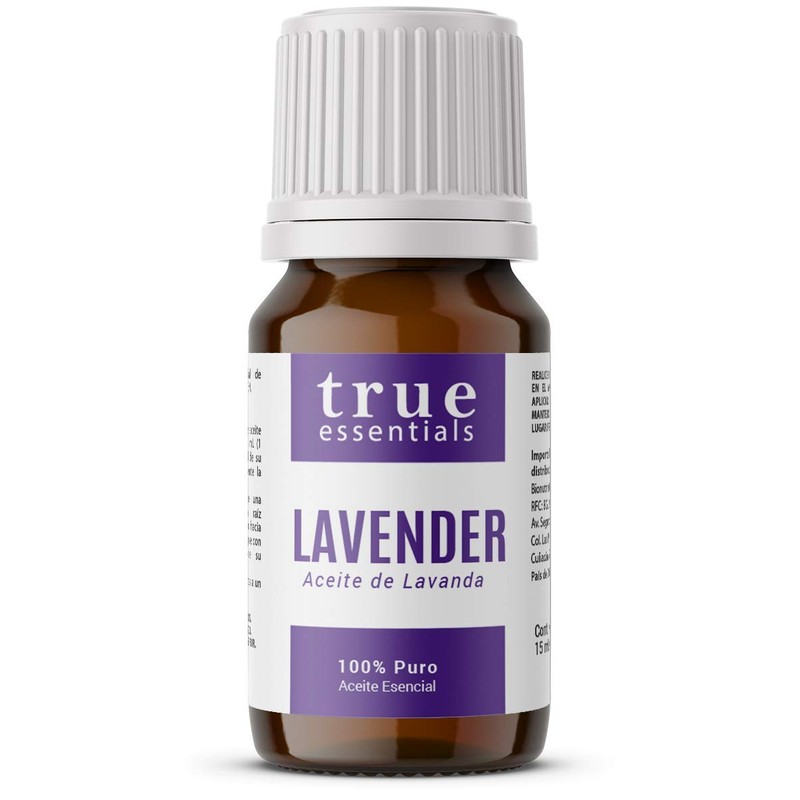 Lavender Oil, Aceite Esencial de Lavanda 15ml True Essentials. Colección