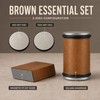 Magnetic Rolling Knife Sharpener Kit with 15°/20° Angle Guide and