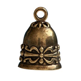 Supvox Brass Bell Copper Bell Vintage Bronze Jingle Bells Craft Bells for Wind Chime Making Key Chain Charms