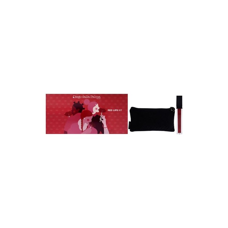 Diego Dalla Palma Red Lips Kit 3 Pc 0.3oz Push