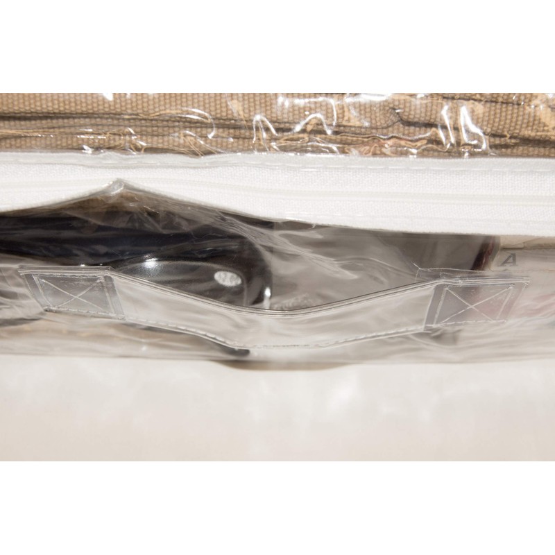 Clear Vinyl Zippered Storage Bags 12 x 15 x 4