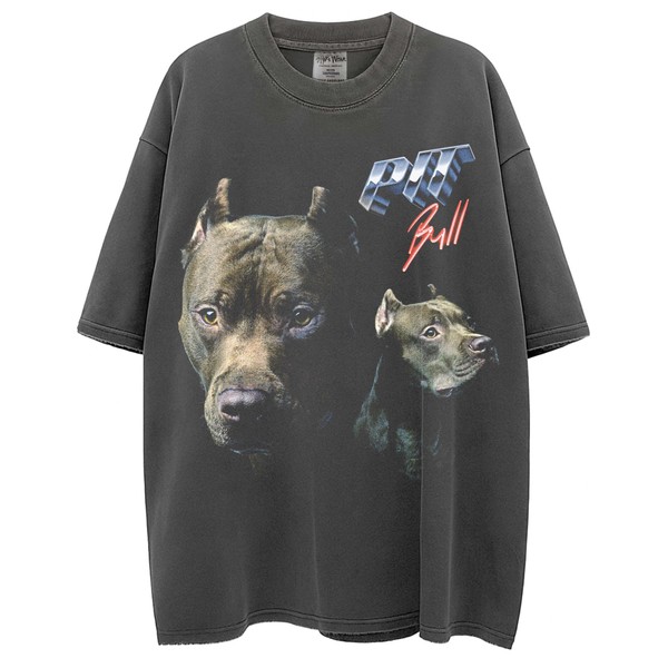 Blue Nose Pit Bull Washed & Oversized Heavyweight Shaka-Wear Heavy