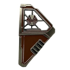 Estrella Comunicación PIN Insignia Prop Star-Lord Guardian de la Galaxia GOTG, 6.5 by 3.5 by 0.5 cm, Metal, No es una piedra preciosa
