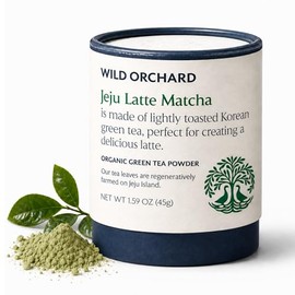 Wild Orchard Matcha Verde de la Isla de Jeju - Té Premium - 100 Certificado Orgánico Regenerativo - Polvo de Té Verde Matcha de Calidad Premium...    