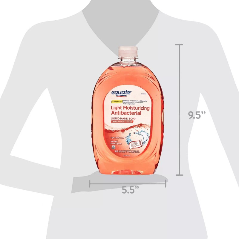 Equate Liquid Hand Soap, 50 fl oz- (Choose Your Scent)