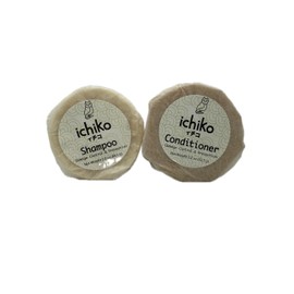 Ichiko Environmentally Friendly Shampoo and Conditioner Bundle with Quinoa Protein, Cacao Butter, Coconut Oil, Avocado Oil